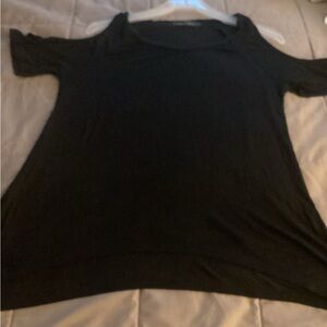 Cold Shoulder Short Sleeve Top Size S